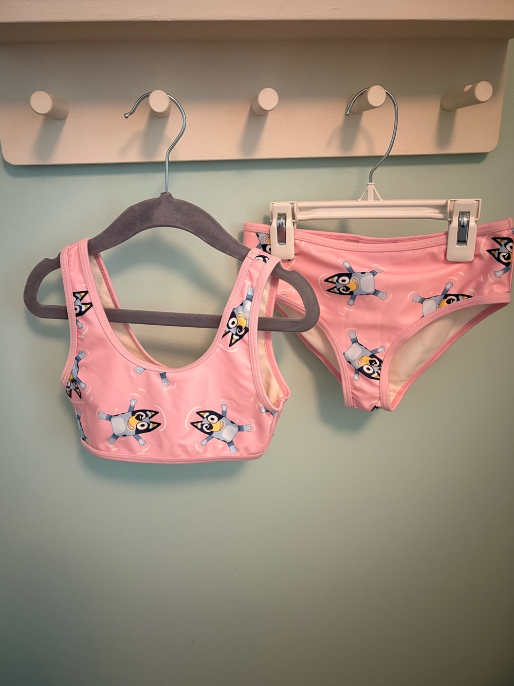 H&M Pink Bluey Kids Two-Piece Swim Bikini